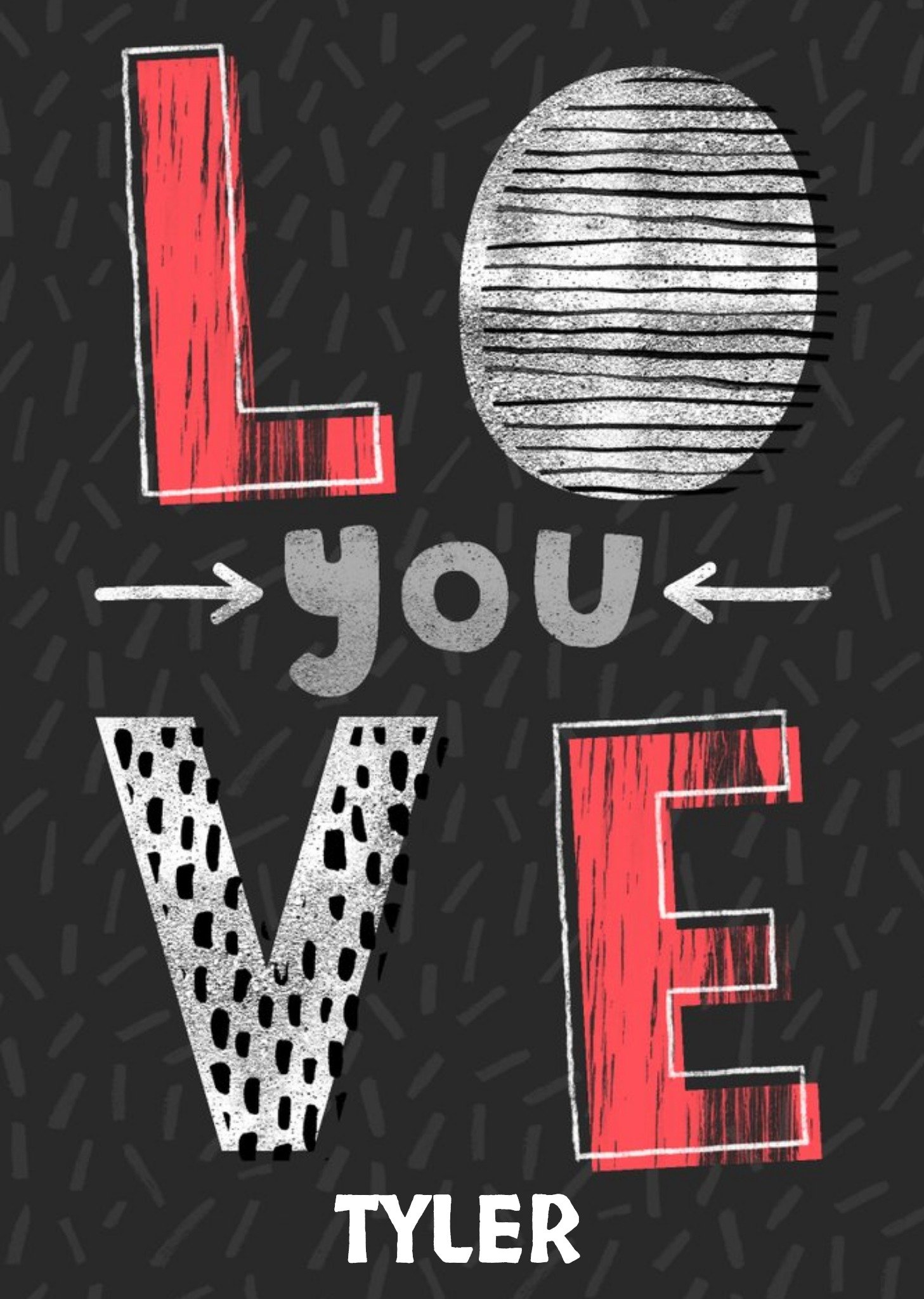 Paper Love You Personalised Card Ecard