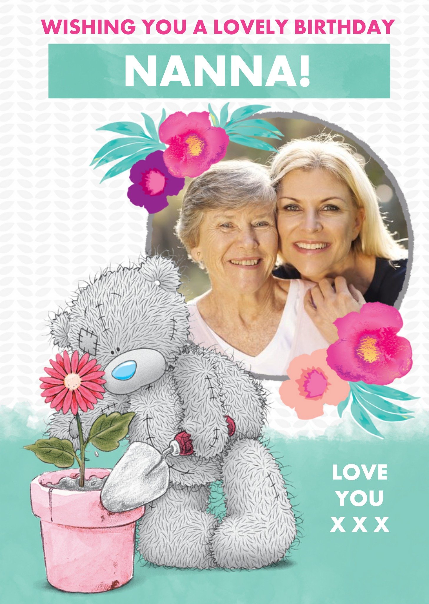 Me To You Tatty Teddy Happy Birthday Nanna Card Ecard