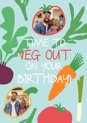 Bon Appetit Vegetables Veg Out Fun Humour Birthday Australia Card