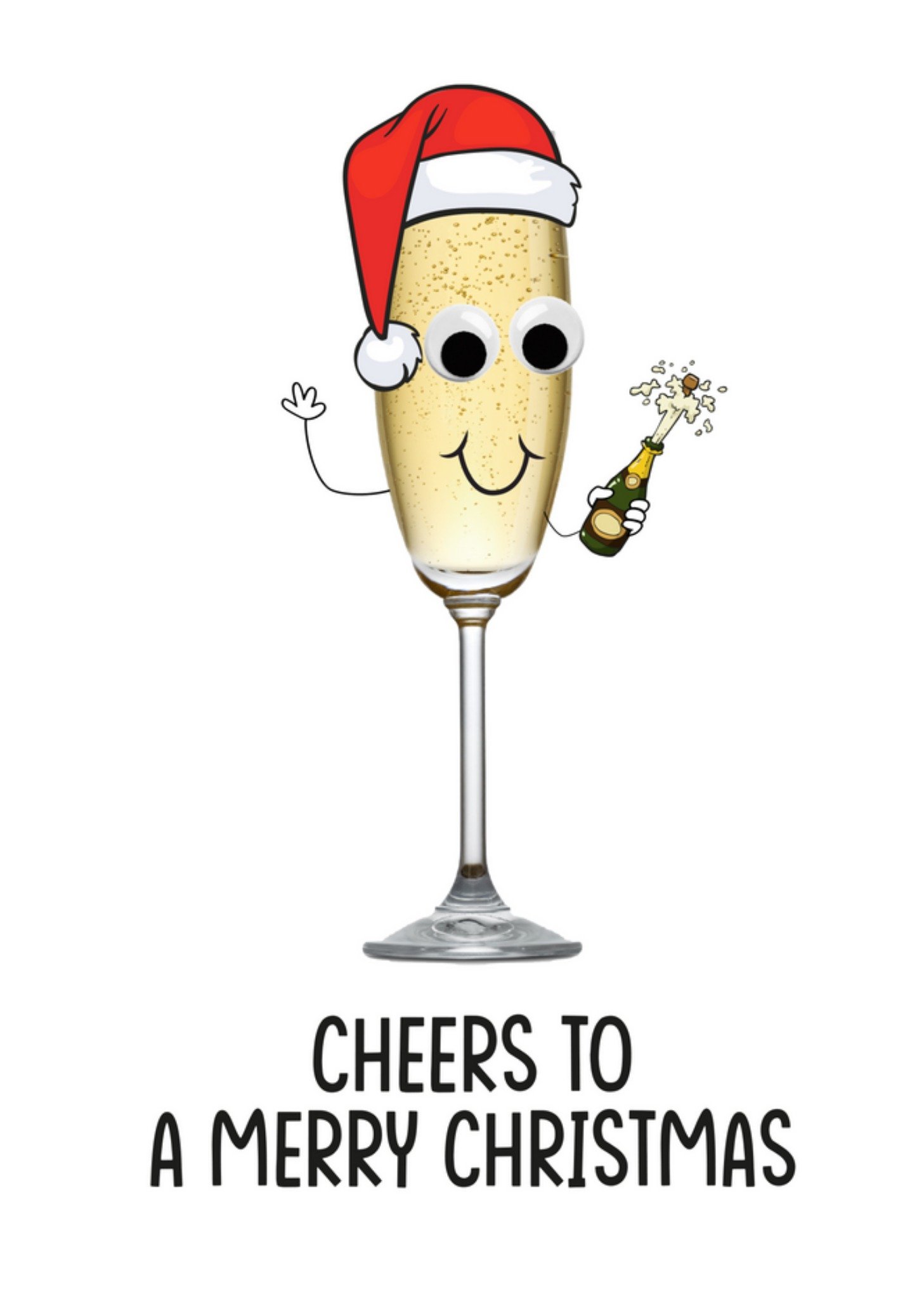 Moonpig Cheers To A Merry Christmas Card Ecard