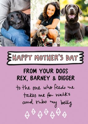 Angela Chick Photo Upload Mother's Day Card From Your Dogs