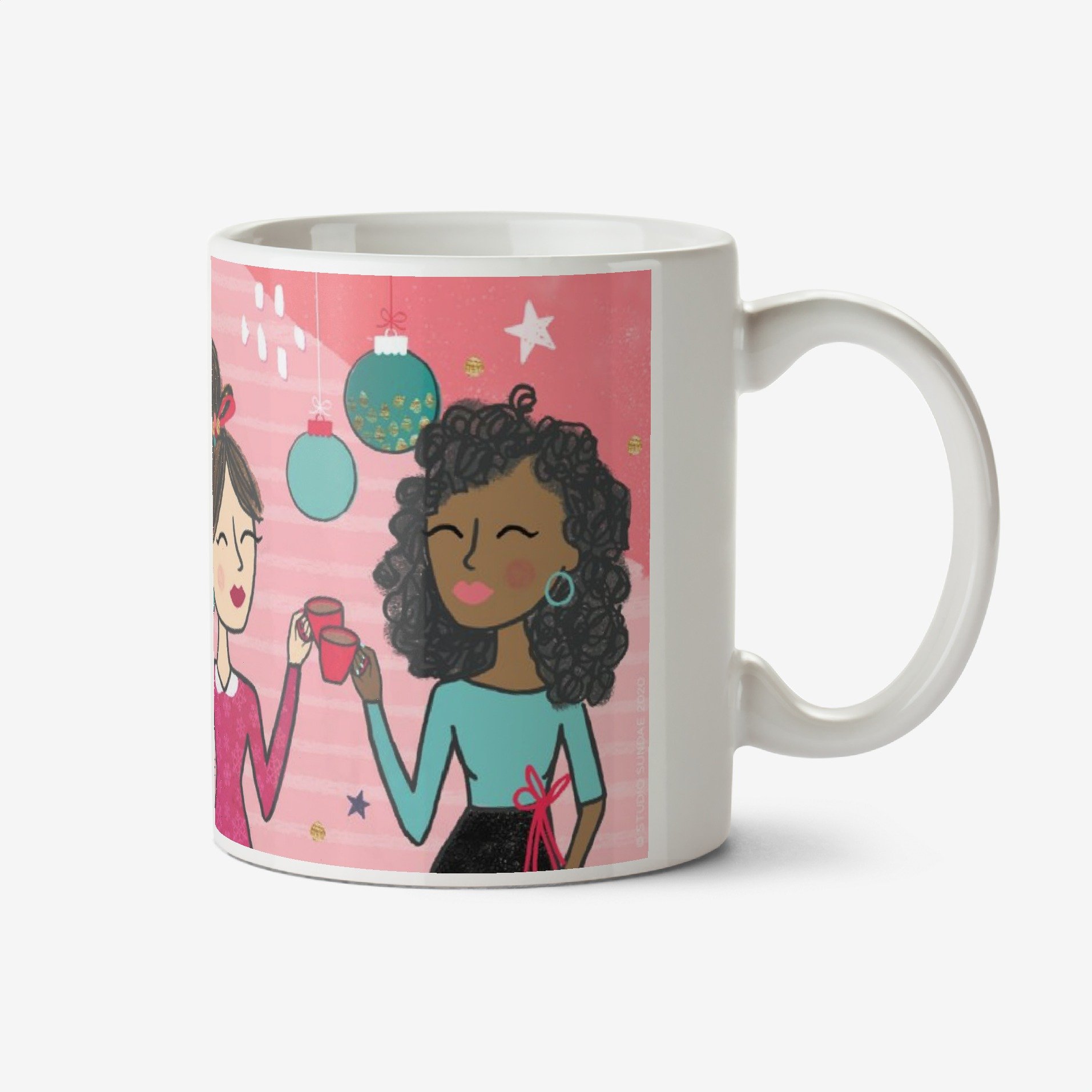 Moonpig Bes Tea Personalised Christmas Mug Ceramic Mug