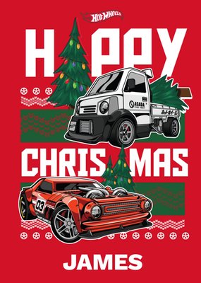 Hot Wheels Christmas Card