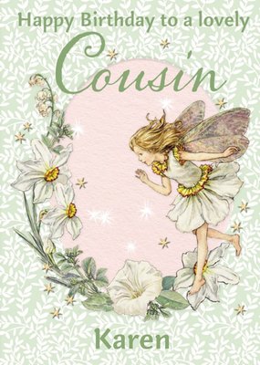 Flower Fairies Lovely Cousin Birthday Card