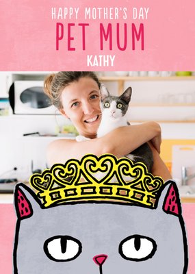 Pigment Photo Upload Cat Pet Mum Mother's Day Card