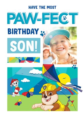Paw Patrol Marshall And Rubble Pawfect Birthday Card