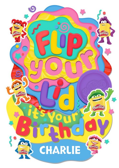 Play Doh Fun Colourful Birthday Card By Hasbro