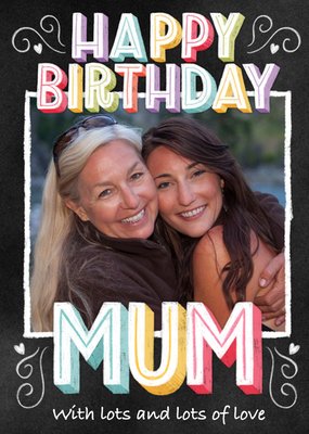 Photo Upload Happy Birthday Mum Card