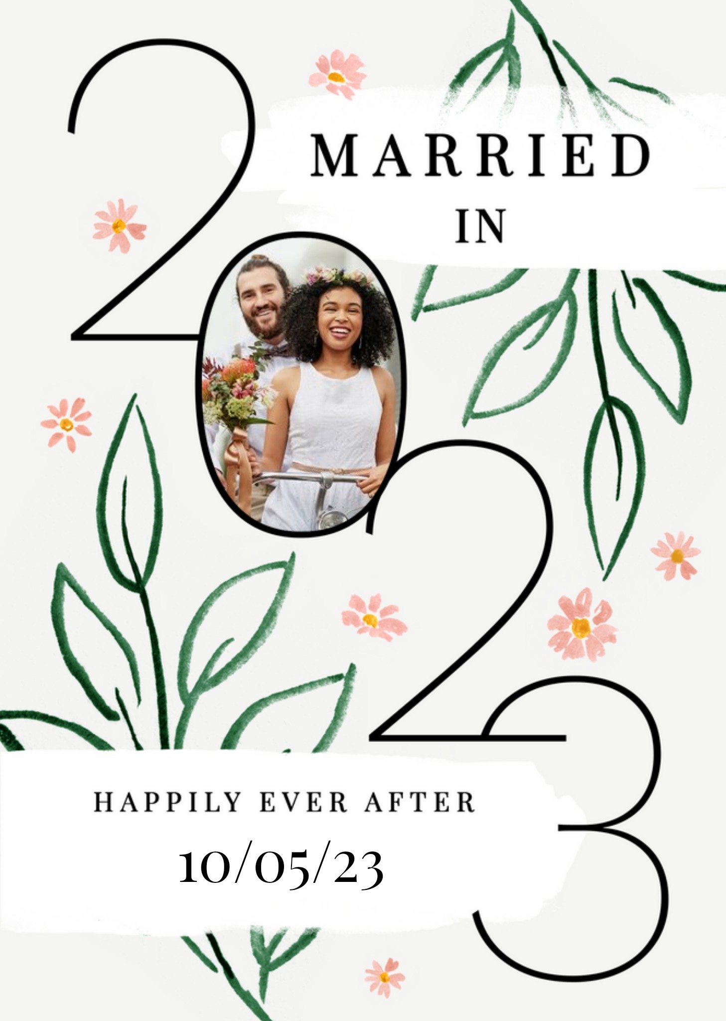Moonpig Married In 2023 Photo Upload Wedding Card, Large