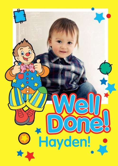 Mr Tumble Something Special Well Done Photo Upload Card