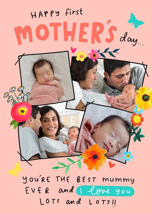 Happy First Mothers Day Photo Upload Card