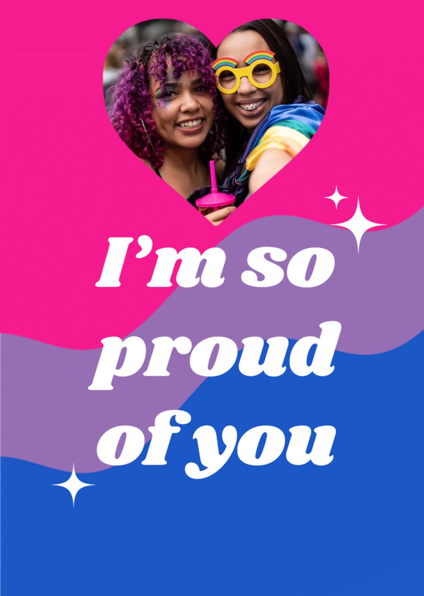 I'm So Proud Of You Photo Upload Card Ecard