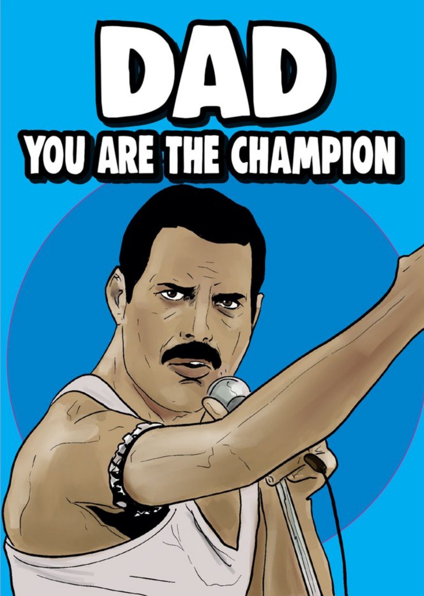 Moonpig Cheeky Chops Dad You Are The Champion Card, Large