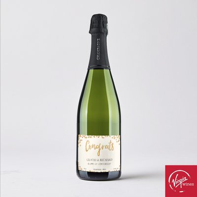 Personalised 1st Anniversary Champagne 75cl