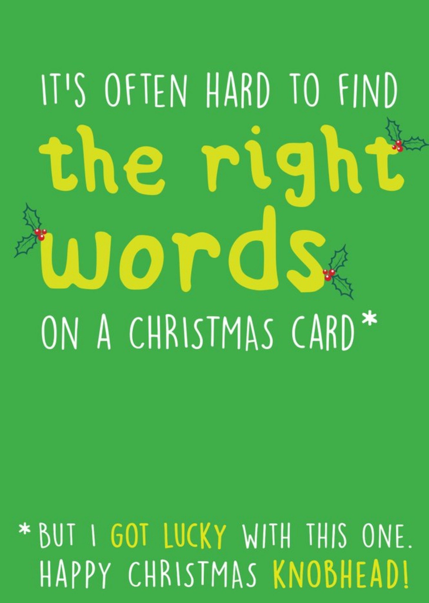 It Is Often Hard To Find The Right Words Rude Funny Christmas Card Ecard