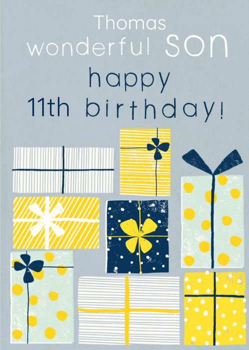 Pigment Presents Personalised Birthday Card