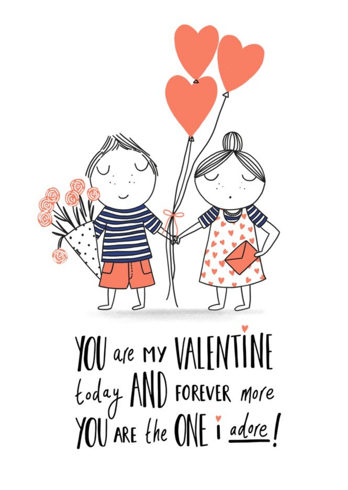 You Are My Valentine Today And Forever Cute Valentines Day Card Ecard