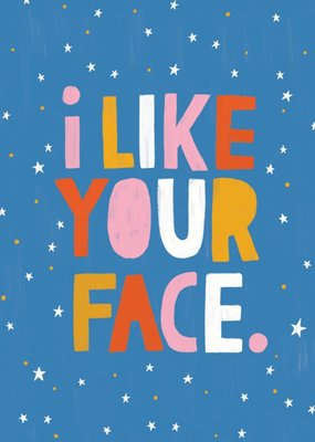 Like Face Friendship Card
