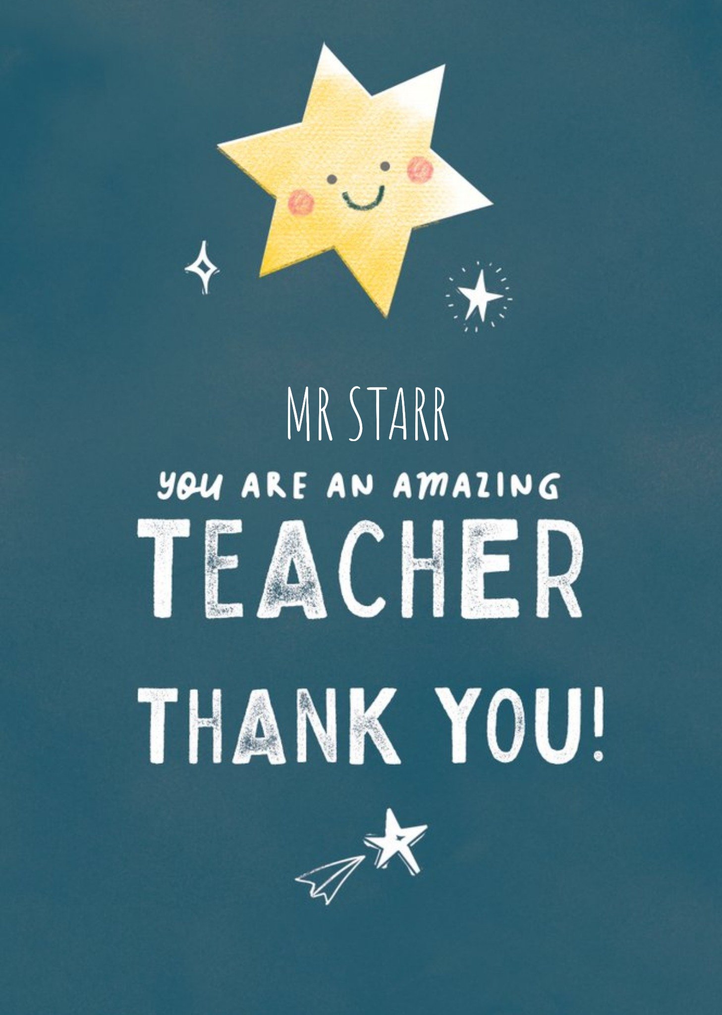 Moonpig Thank You Teacher Card Ecard
