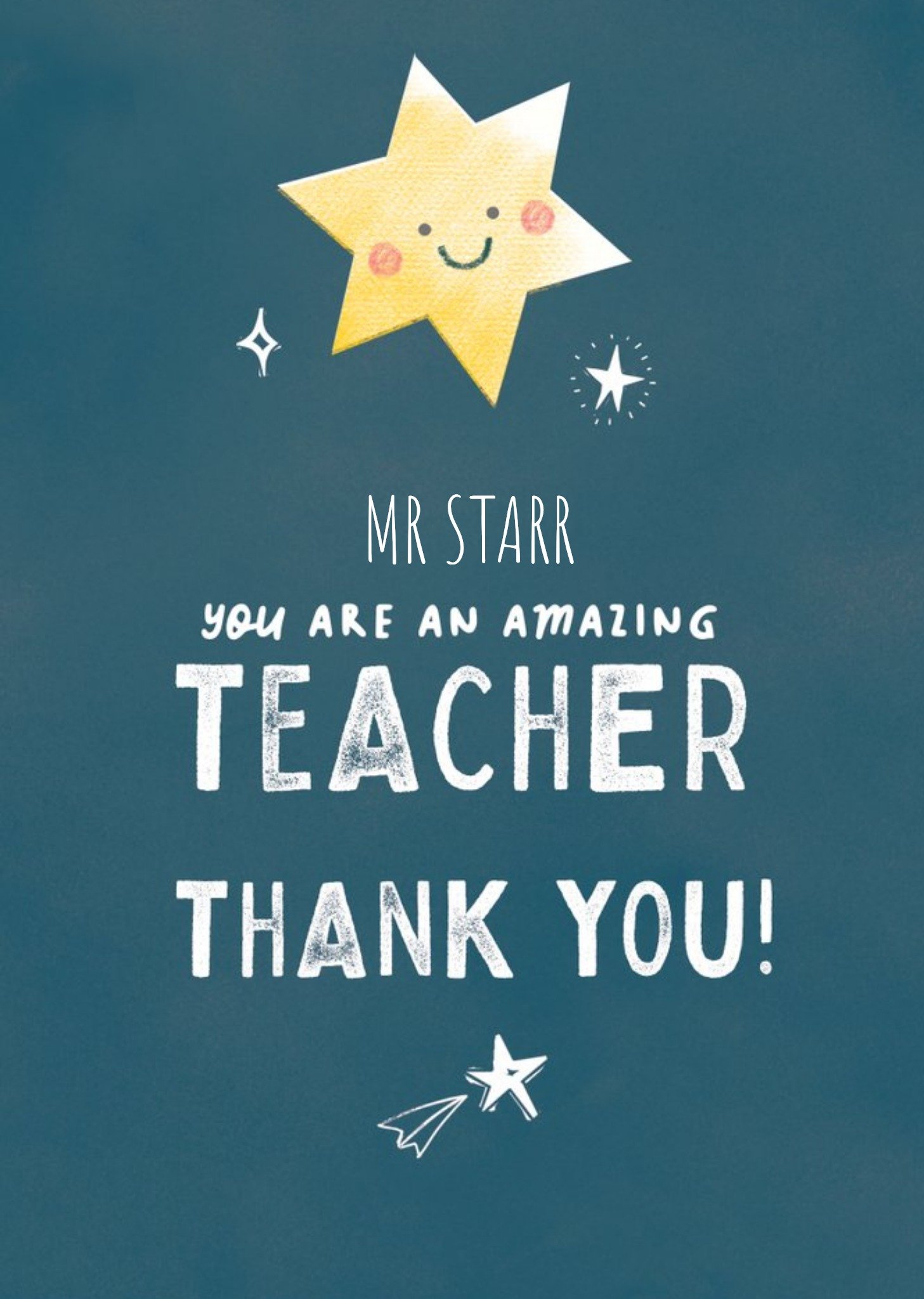 Thank You Teacher Card Ecard