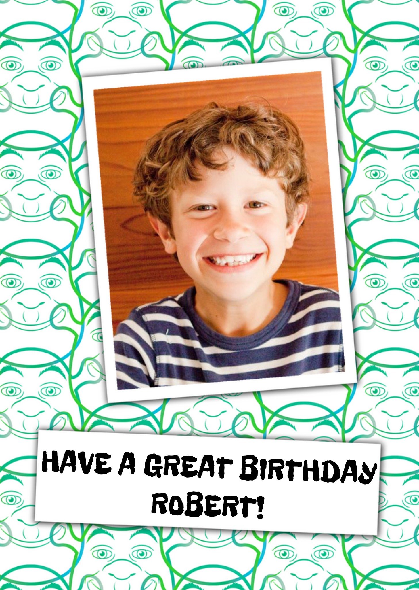 Moonpig Shrek Have A Great Birthday Photo Upload Birthday Card, Large