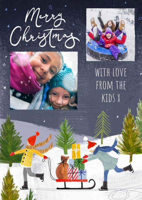 Festive Photo Upload Christmas Card