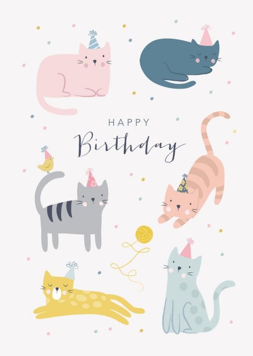 Klara Hawkins Cat Birthday Card