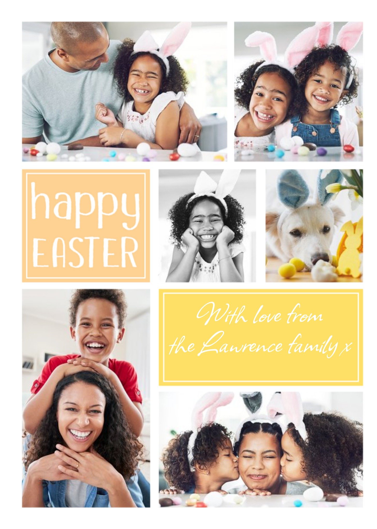 Easter Card - Photo Upload - From The Family Ecard