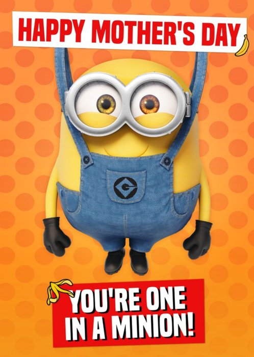 One In A Minion! Mother's Day Card