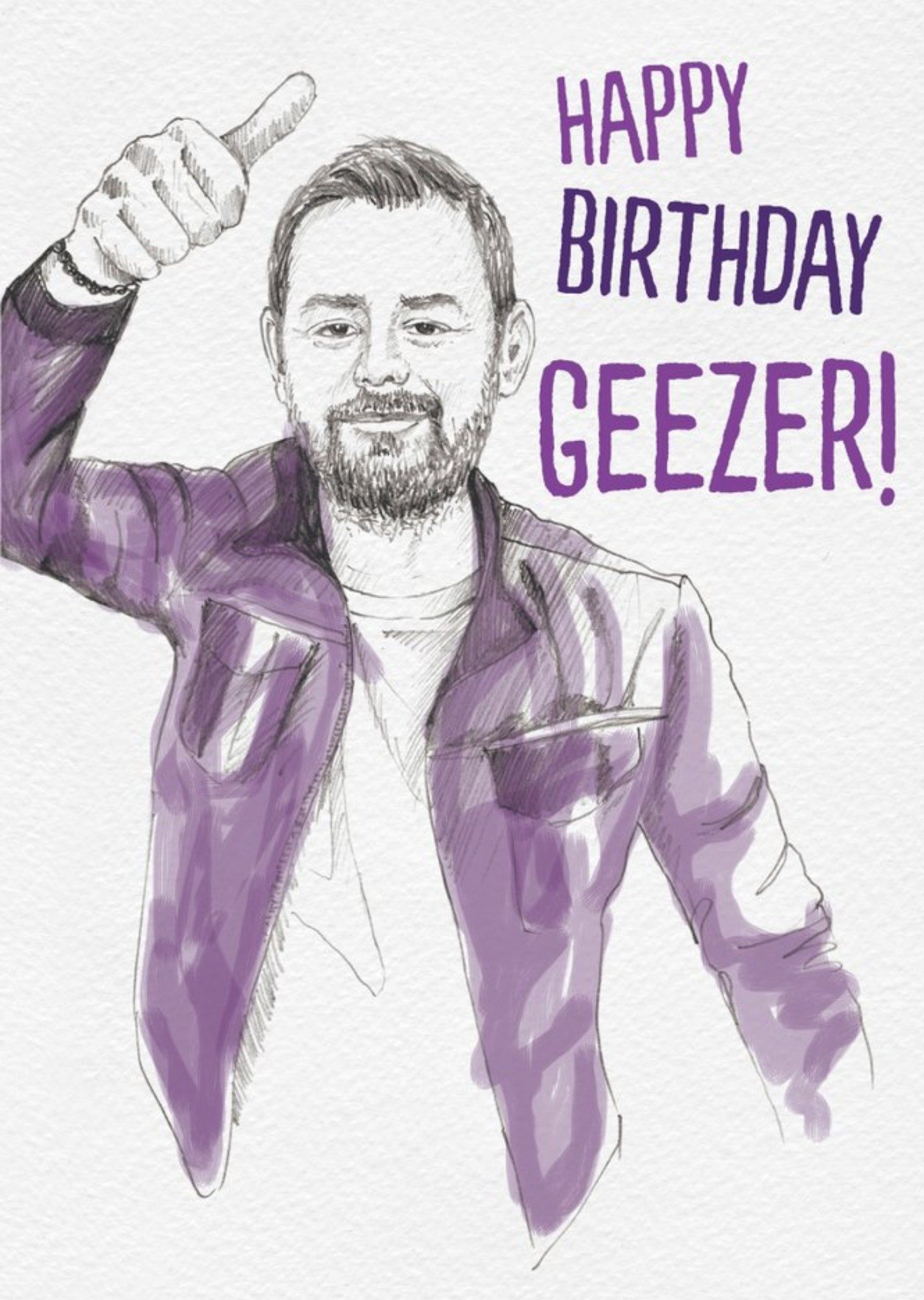 Brainbox Candy Geezer Birthday Card