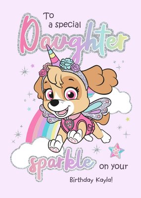 Paw Patrol Special Daughter Skye Birthday Card