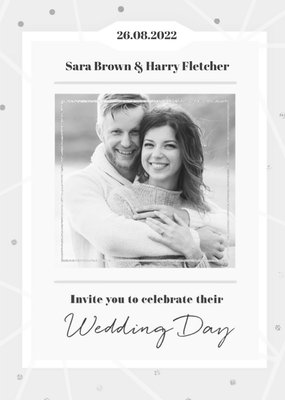 Wedding Invitation Photo Upload Card