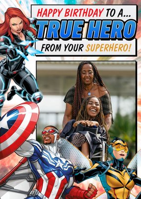 The Avengers True Hero Photo Upload Card