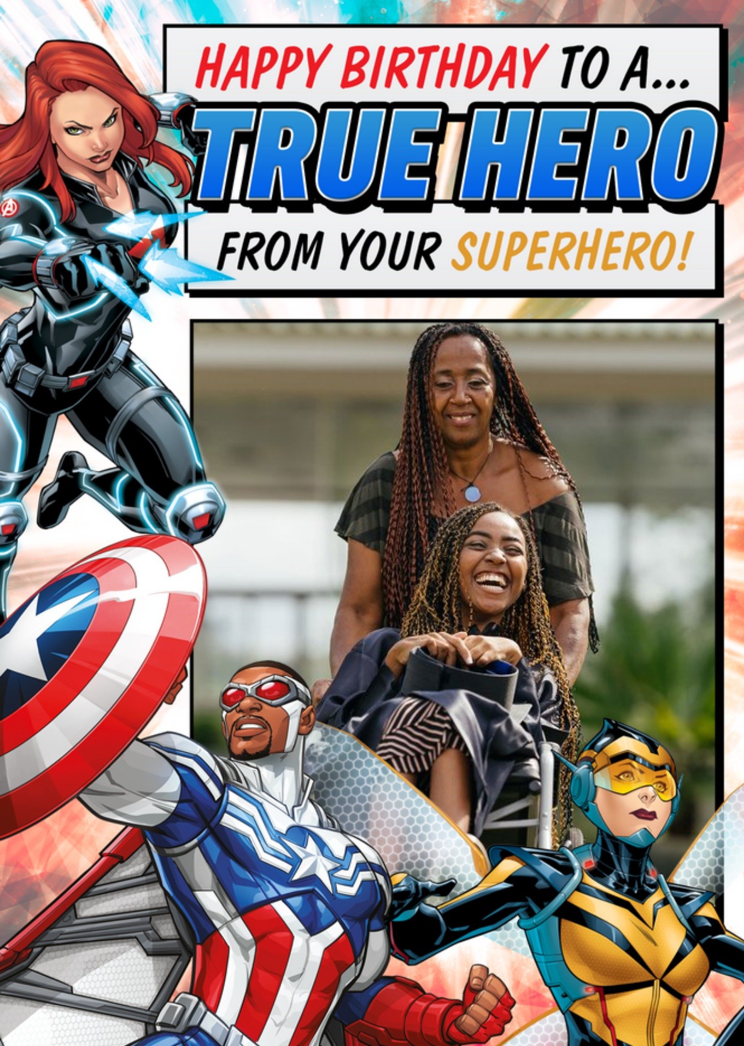 The Avengers True Hero Photo Upload Card Ecard
