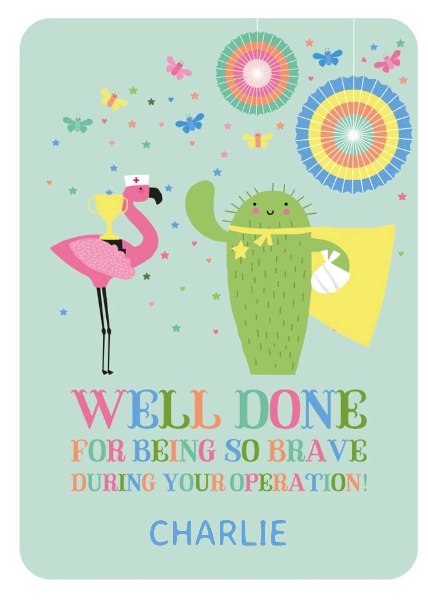 Cute Well Done During Your Operation Get Well Soon Card Ecard