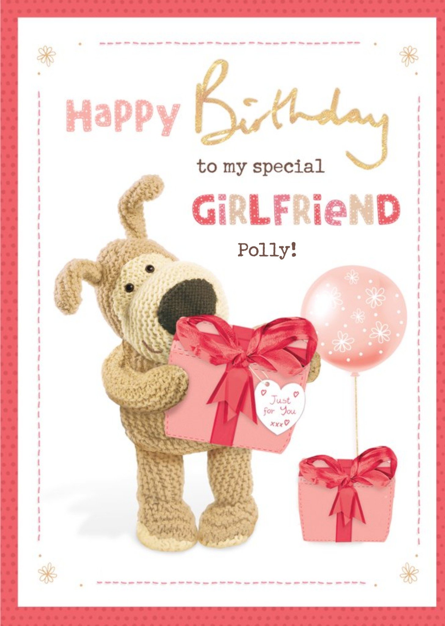 Boofle To My Special Girlfriend Birthday Card