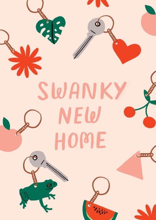 Swanky New Home Keys Card