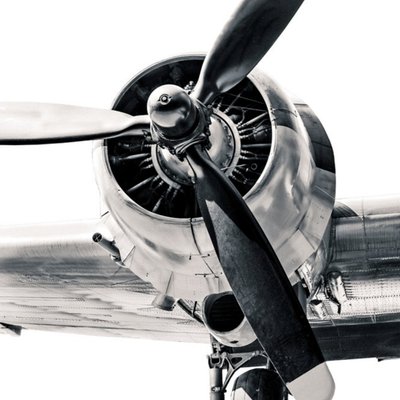 Photographic Plane Propeller Prop Engine Card