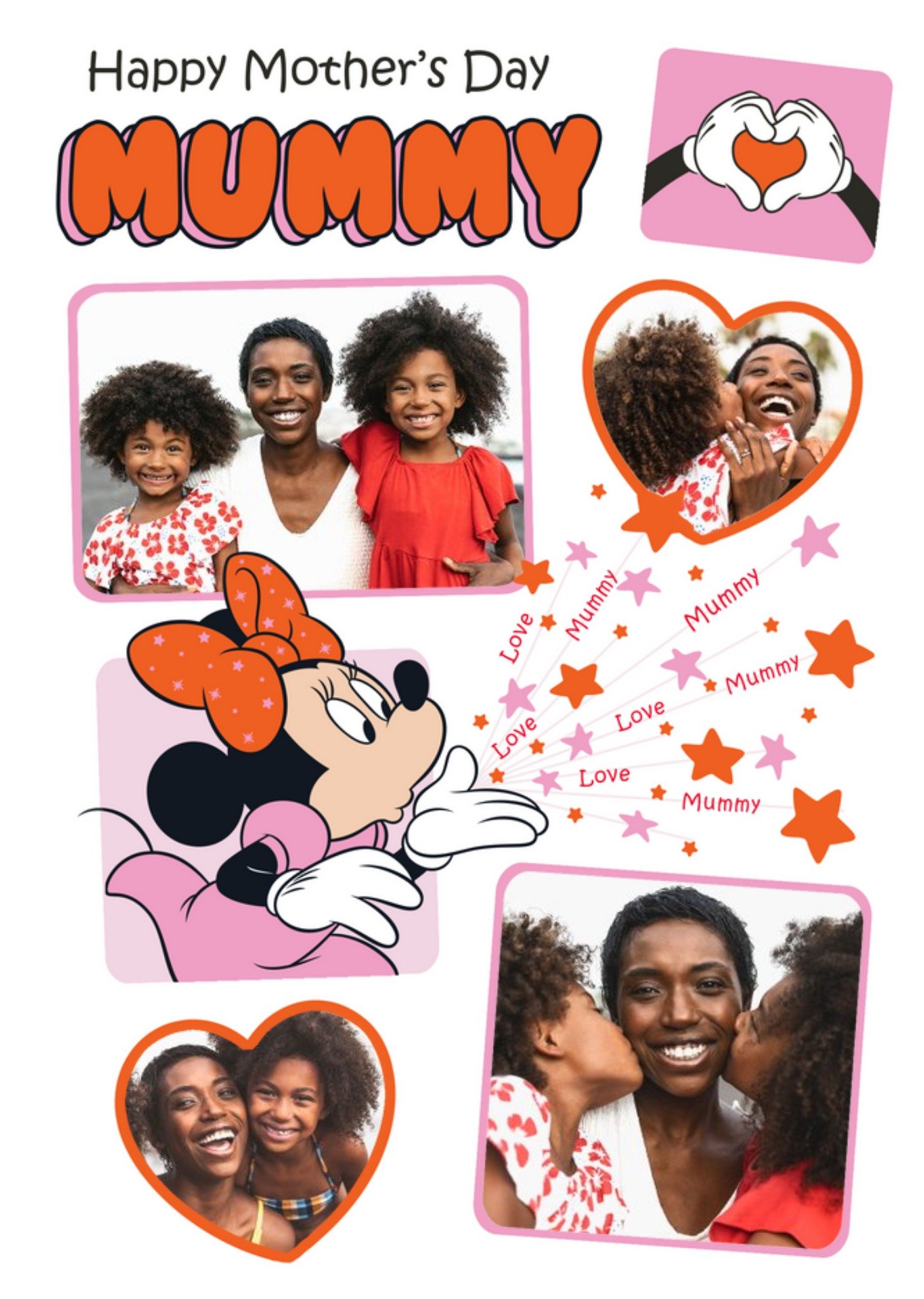 Disney Minnie Mouse Happy Mothers Day Mummy Photo Upload Card Ecard