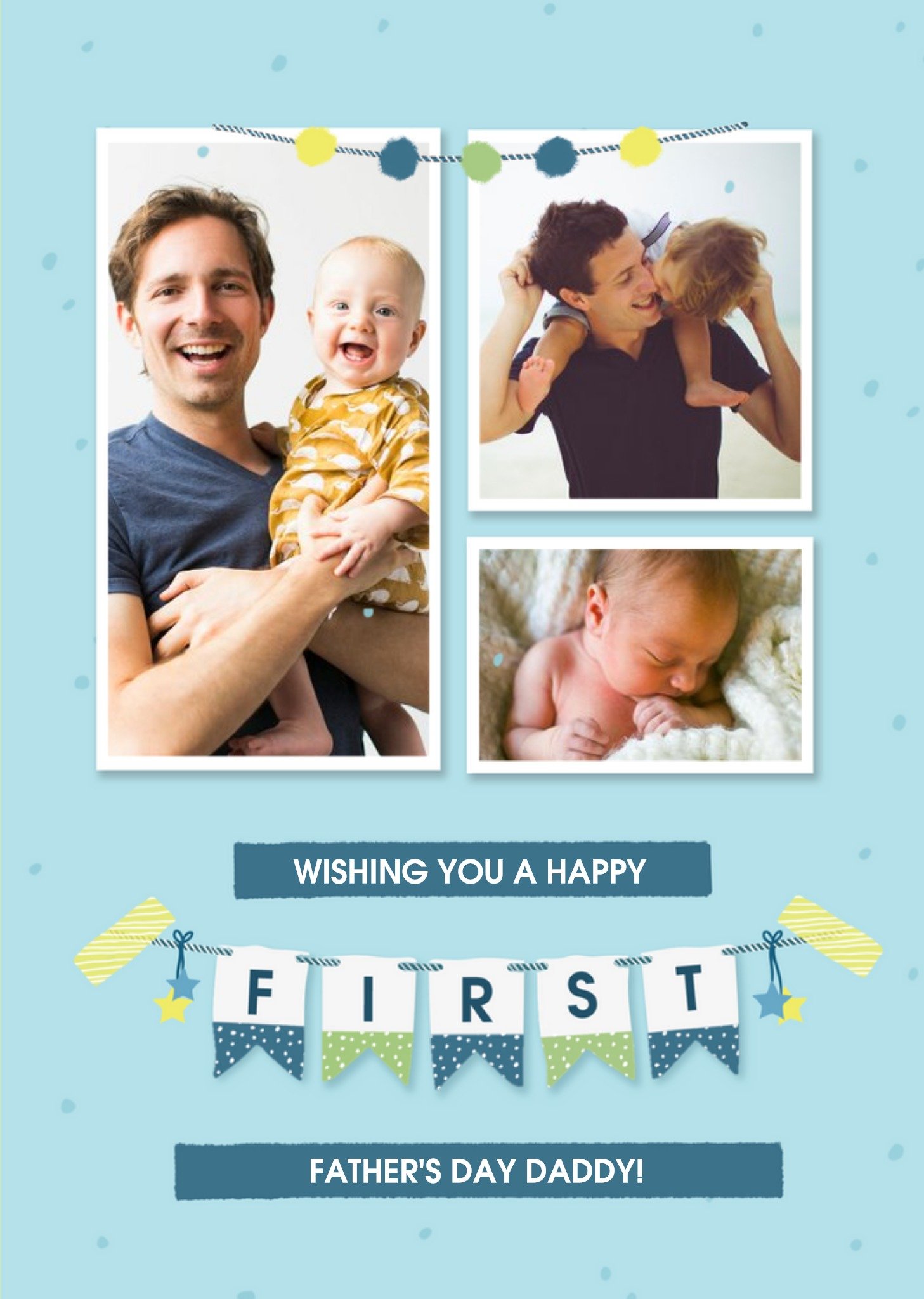 First Father's Day Photo Card Ecard