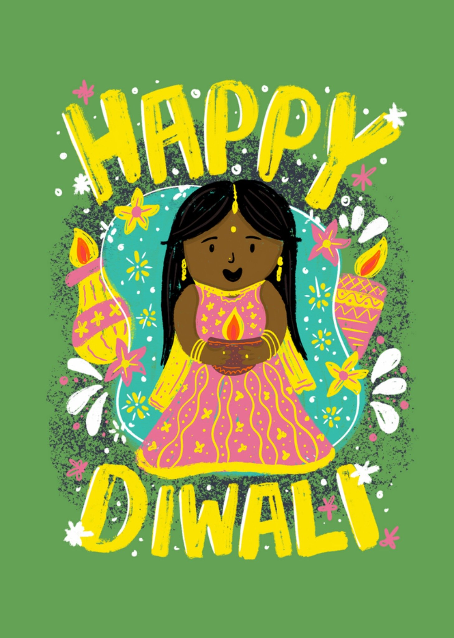 Moonpig Happy Diwali Card, Large