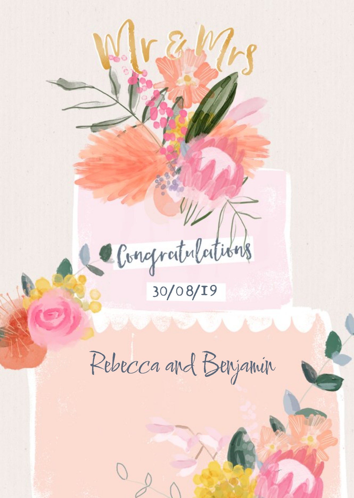 Wedding Card - Congratulations Ecard