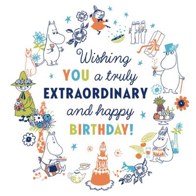 Moomin Truly Extraordinary Birthday Card