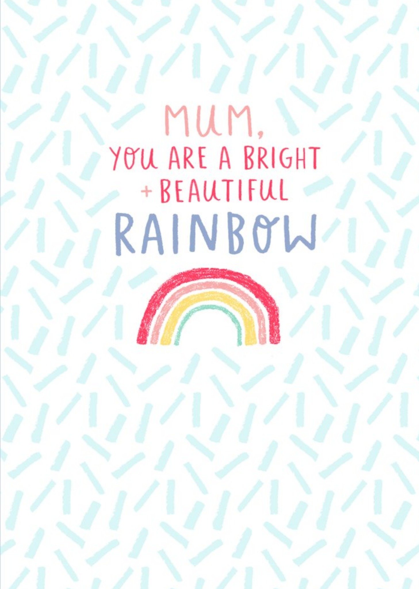 Moonpig Mother's Day Card - Mum - Rainbow Ecard