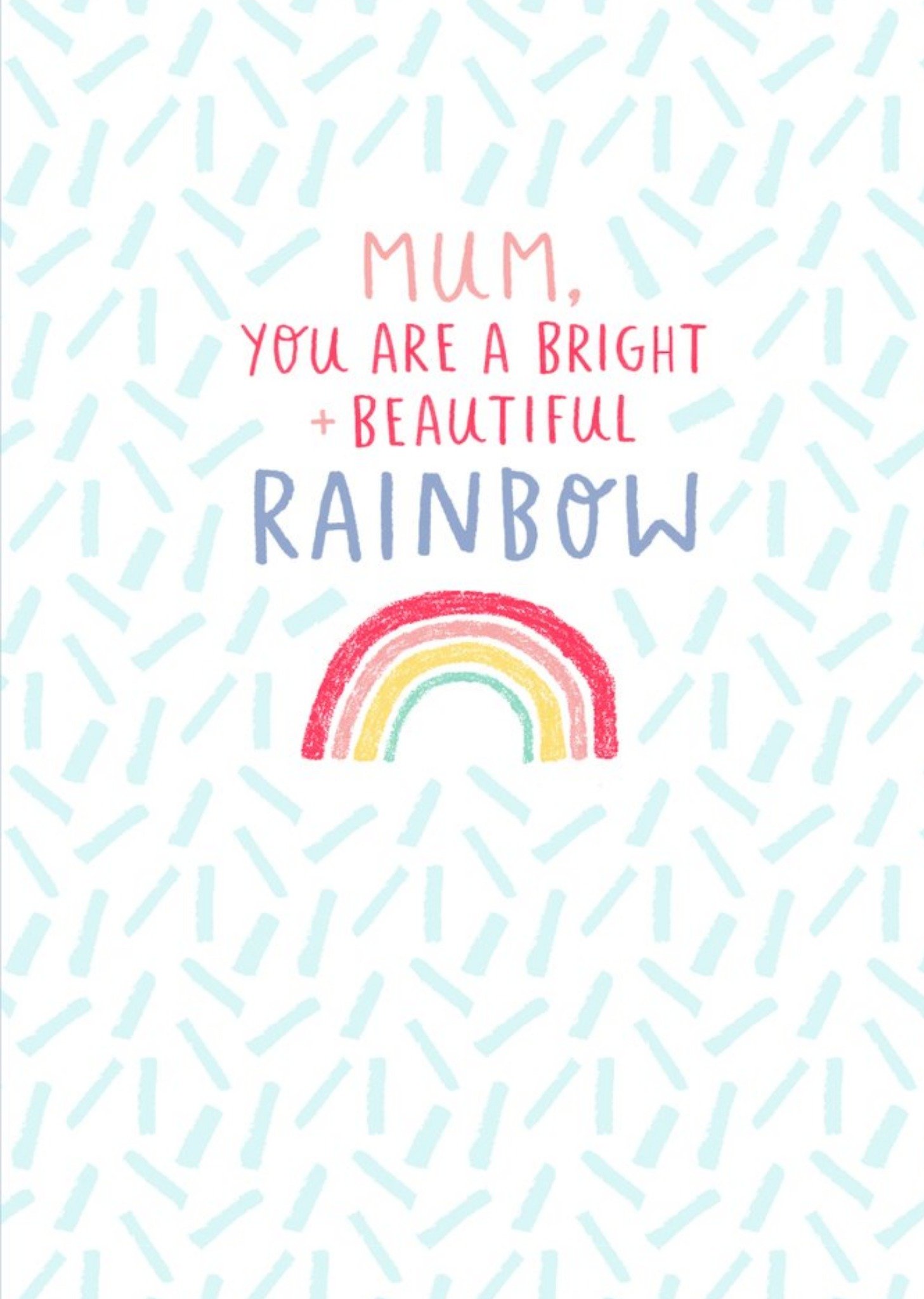 Mother's Day Card - Mum - Rainbow