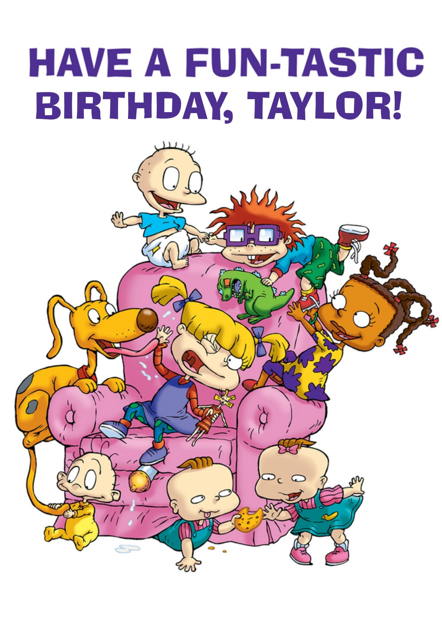 Nickelodeon Rugrats Have A Funtastic Birthday Card, Large