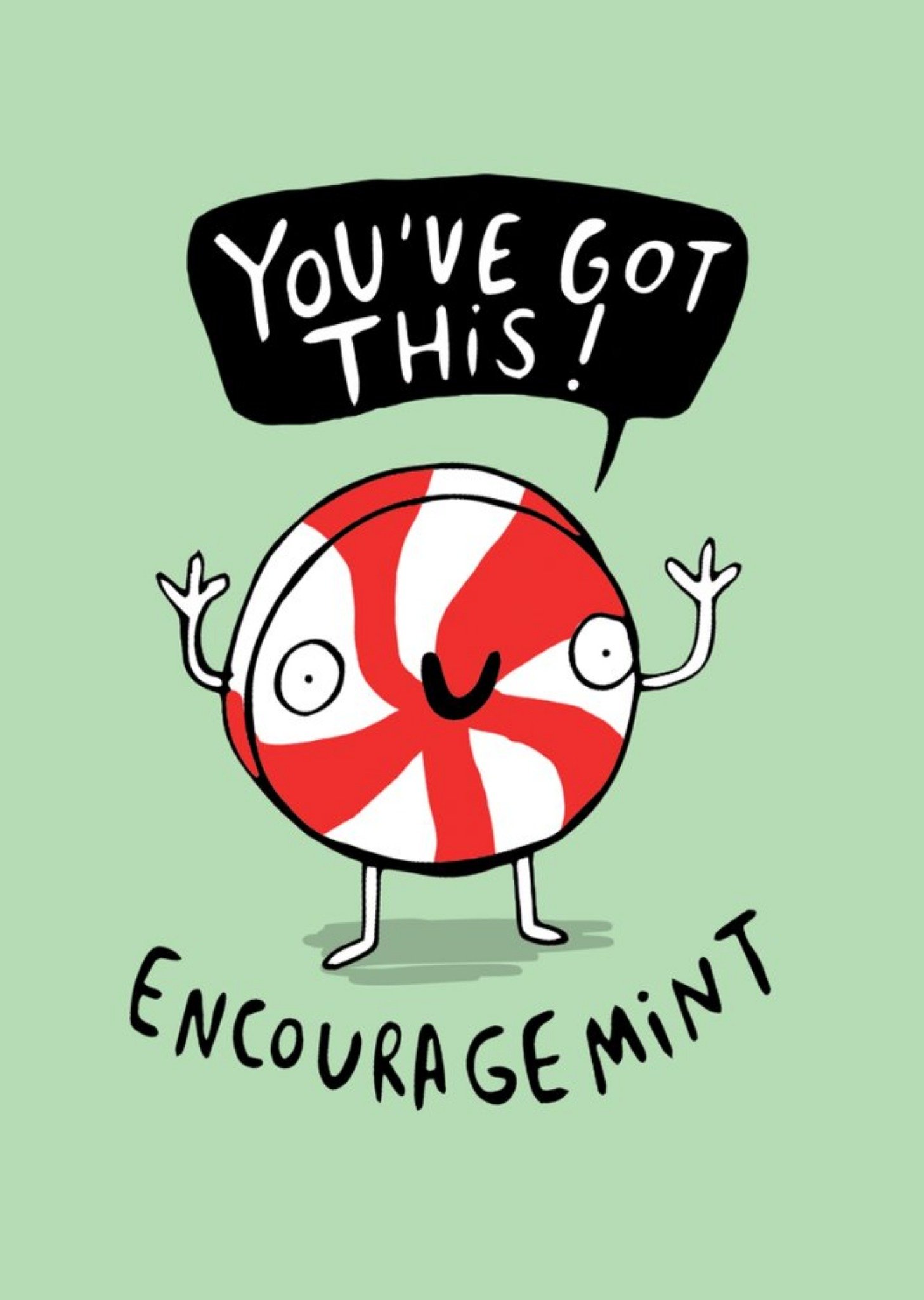 Moonpig Illustrated Youve Got This Encouragment Card, Large