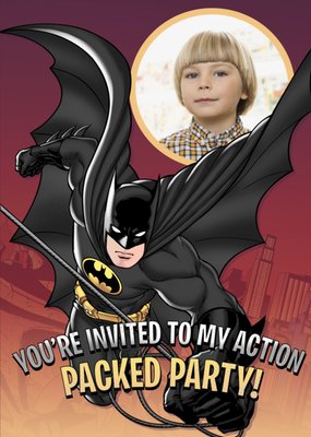 Batman Birthday Party Invitation