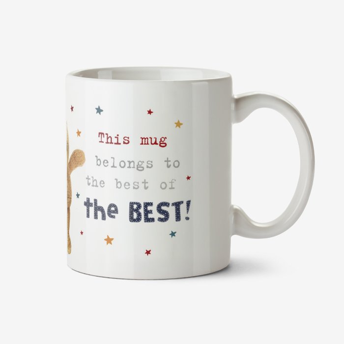 Cute Boofle Best Of The Best Number One Dad Photo Upload Birthday Mug