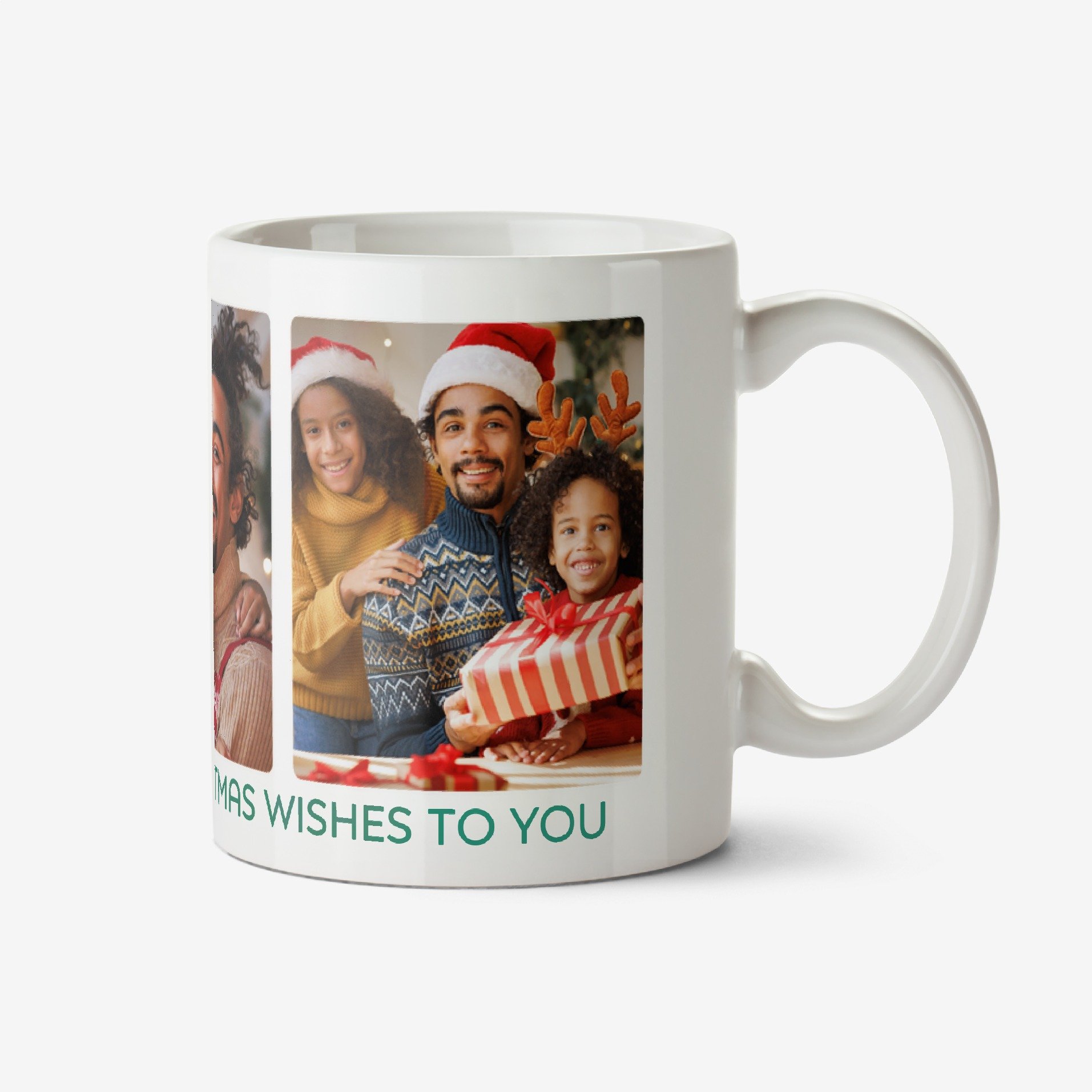Moonpig Simple Festive Sending Special Christmas Wishes To You Photo Upload Christmas Mug Ceramic Mu
